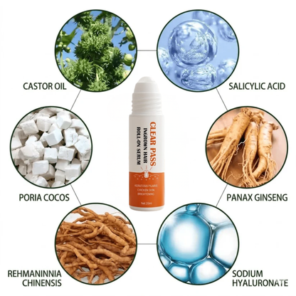 Clear Pass Ingrown Hair Roll-On Serum