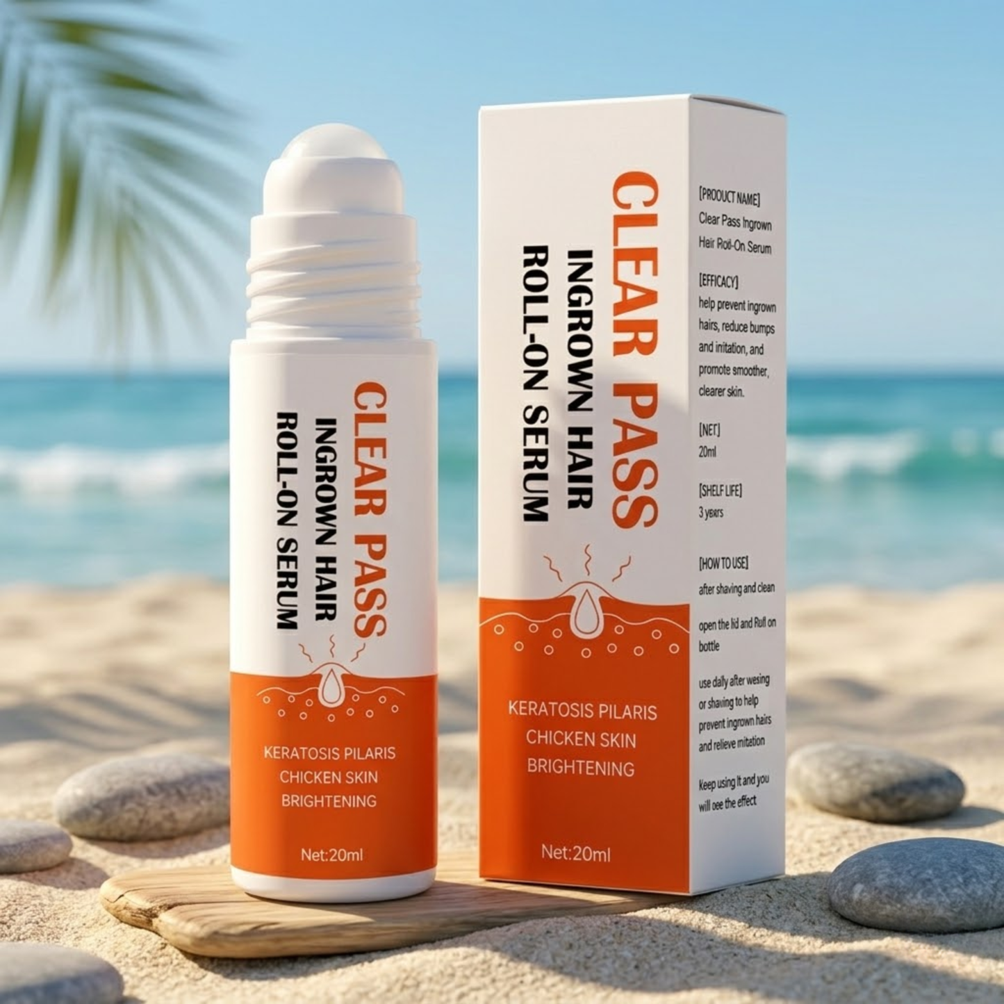 Clear Pass Ingrown Hair Roll-On Serum