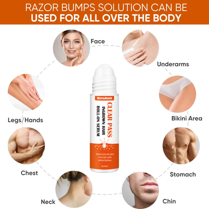 Clear Pass Ingrown Hair Roll-On Serum